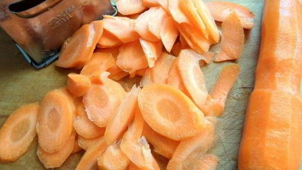 гречка с баклажаном и морковкой