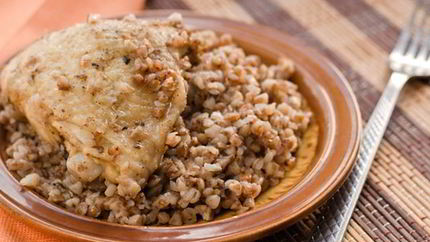 Гречка с курицей в духовке