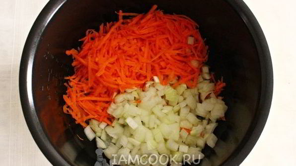 гречка с морковью и луком в мультиварке