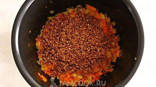 гречка с морковью и луком в мультиварке