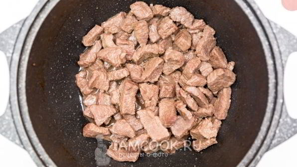 гречка с мясом и грибами