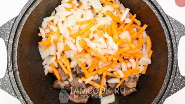 гречка с мясом и грибами