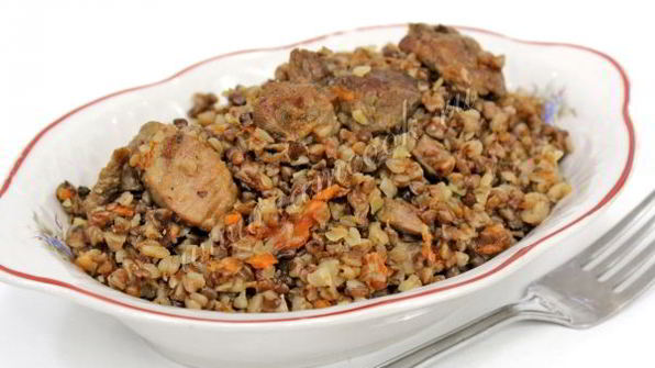 гречка со свининой в мультиварке