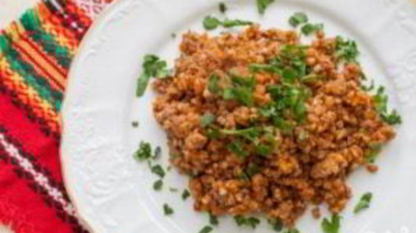 гречка, томленная со свининой