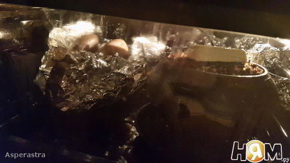 гречка в чугунке