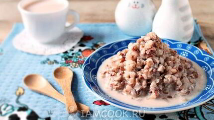 Гречневая каша на молоке для ребенка