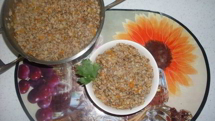 Гречневая каша по-царски с индейкой