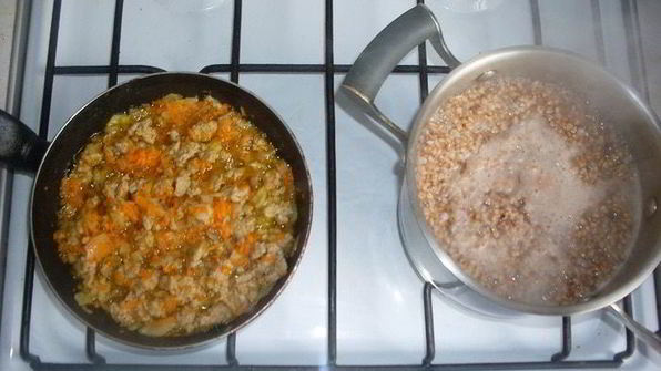 гречневая каша по-царски с индейкой