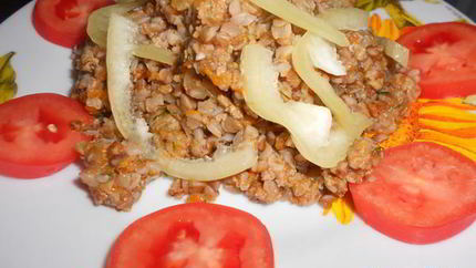 Гречневая каша с фаршем