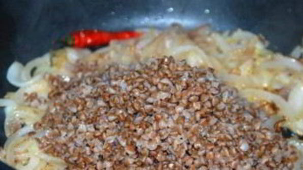 гречневая каша с овощами