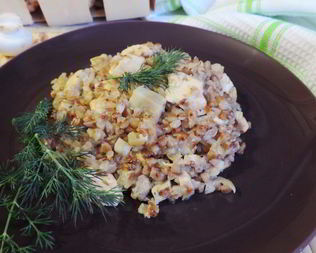 Каши с курицей