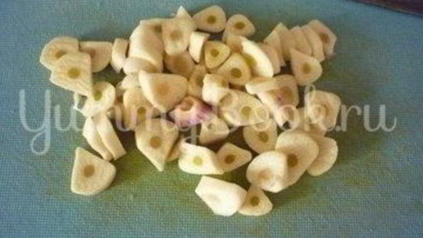 печень с морковью и зеленью и гречка на гарнир