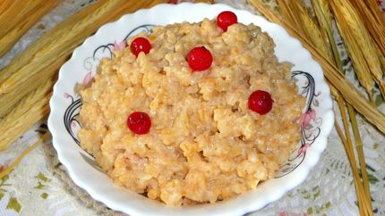 Каша из булгура на молоке