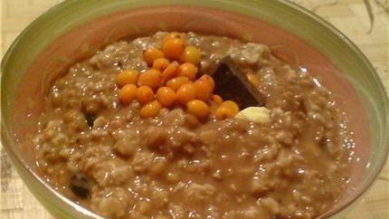 Каша из проросшей пшеницы