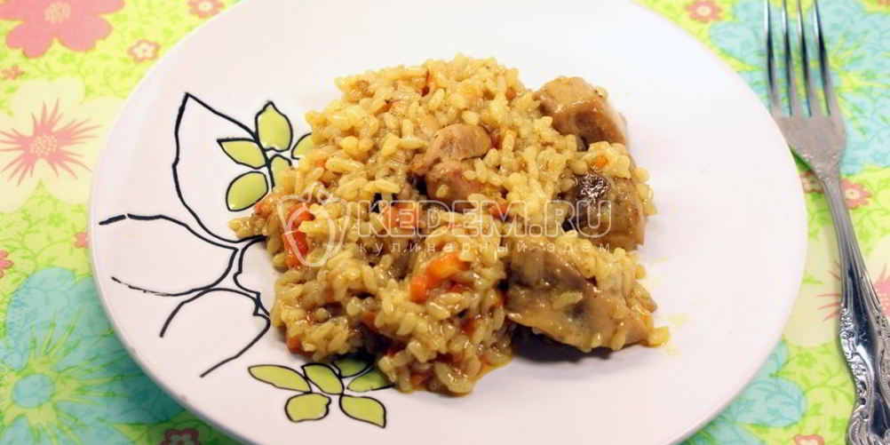 Рецепт каши рисовой с мясом