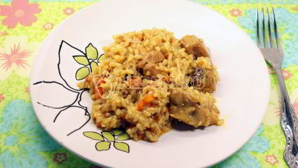 Каша рисовая с мясом