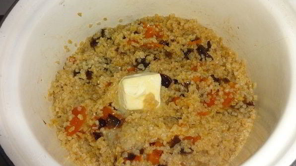 каша с сухофруктами