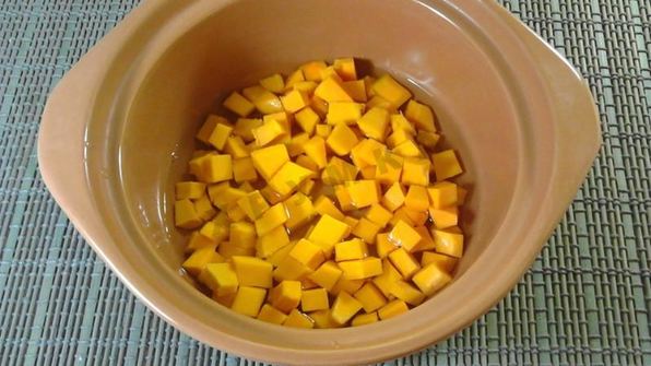 кукурузная каша с тыквой