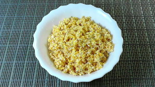 кукурузная каша с тыквой