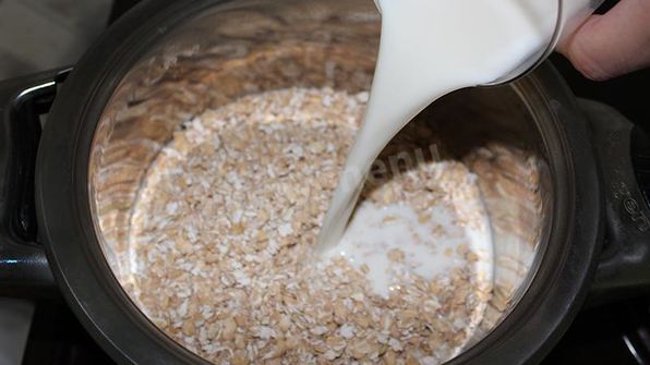 овсяная каша с бананом