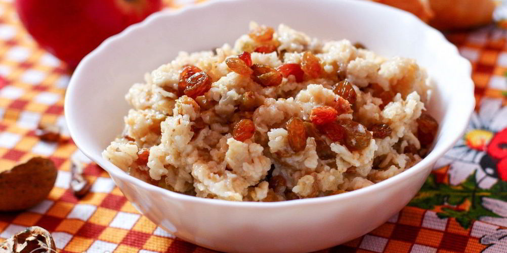 Рецепт овсяной каши с изюмом