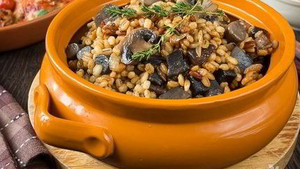 Перловая каша с грибами