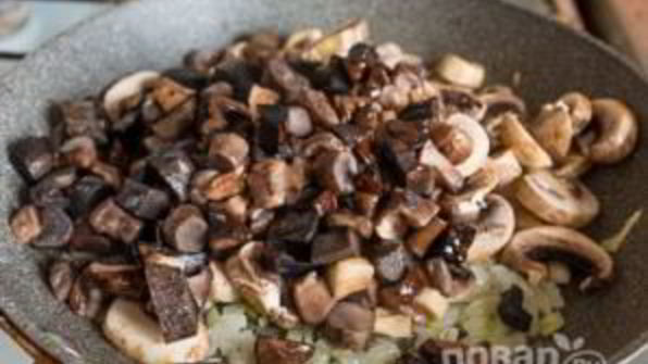 перловая каша с грибами