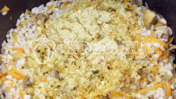 перловка с грибами в мультиварке