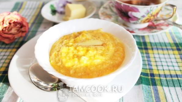 пшеничная каша с тыквой