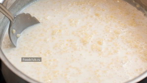 пшенная каша на молоке