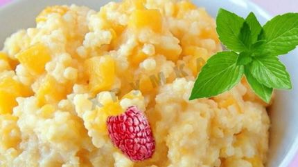 Пшенная каша с тыквой в мультиварке