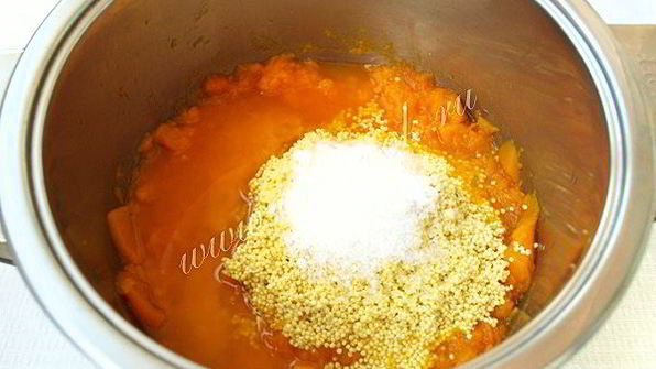 тыквенная каша с пшеном