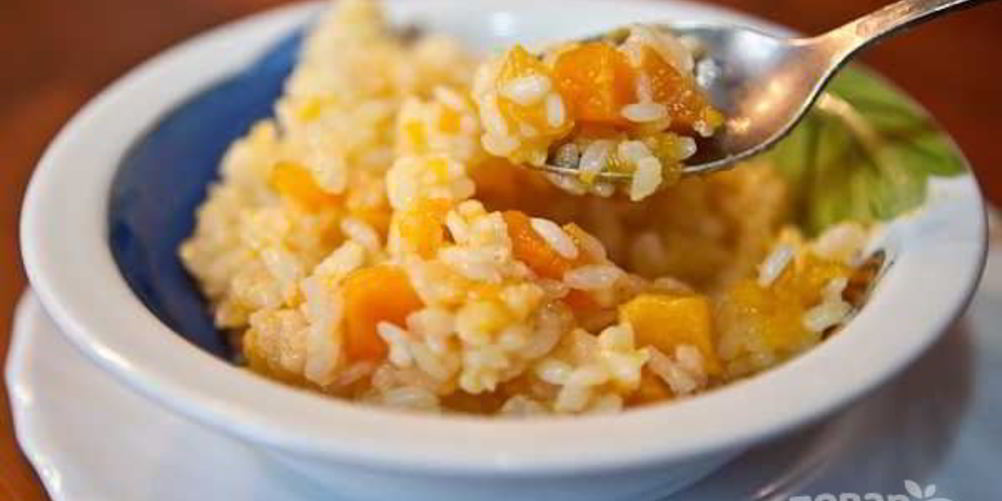Рецепт тыквенной каши с рисома