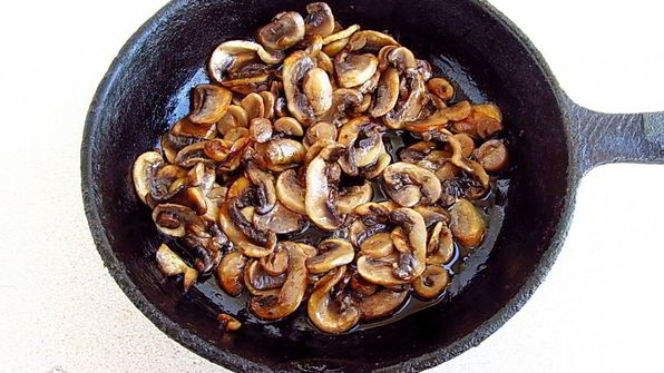 ячневая каша с грибами в пароварке