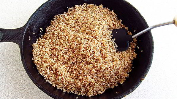 ячневая каша с грибами в пароварке