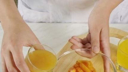 Абрикосовый напиток с киви