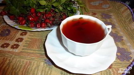 Брусничный чай