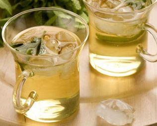 Чай мятный с медом