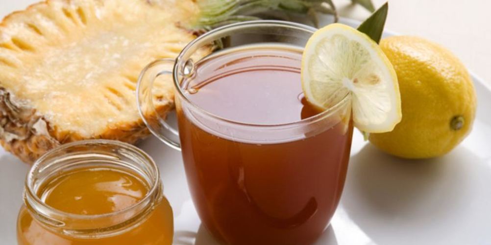 Рецепт чая с ананасовым соком и лимоном