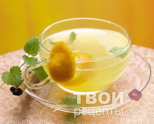 Чай с апельсином и корицей