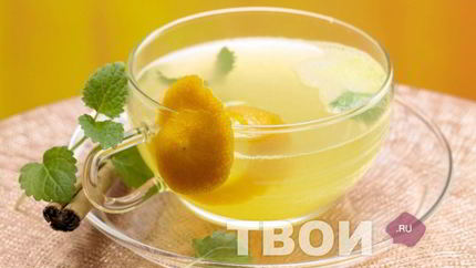 Чай с апельсином и корицей