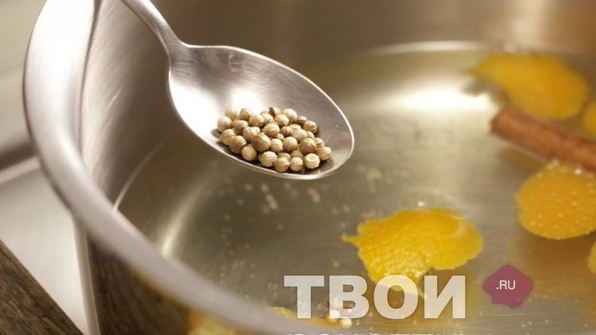 чай с апельсином и корицей