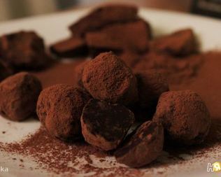 Чайные трюфеля с имбирем