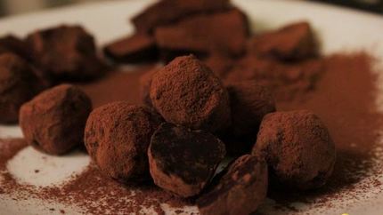 Чайные трюфеля с имбирем