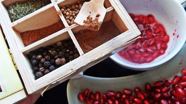 имбирно-гранатовый чай