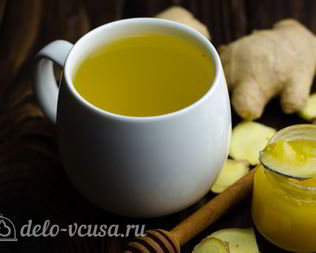 Имбирный чай с медом