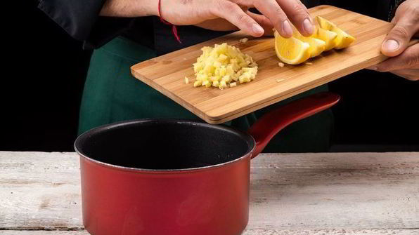 имбирный чай с яблоком и лаймом