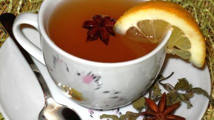 Лимонно-мятный чай Живая вода