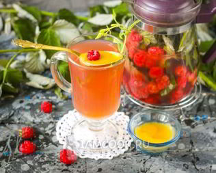 Малиновый чай