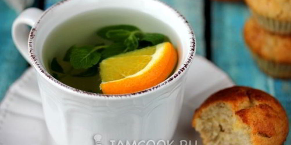 Рецепт мятного чая с апельсином